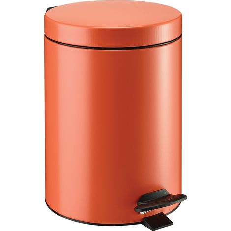 Poubelle de salle de bains à pédale 5L Fabriqué en France - CYJEU ROSSIGNOL (1/4)