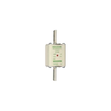 fusible cartouche à couteaux - nh2 - courbe am - 315a - avec indicateur - 500v - mersen l232517