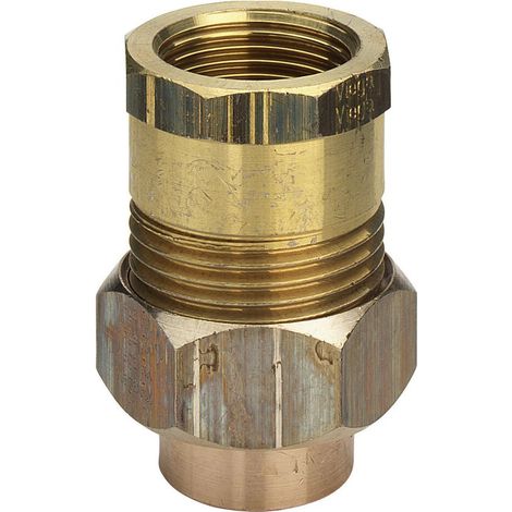 Viega Rohrverschraubung 94340G konischdichtend in 54mm x Rp2 Rotguss (1/2)