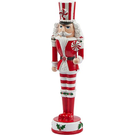 Statuetta di Soldatino verde e rosso, decorazione natalizia da 33 cm (1/2)