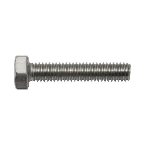 INOX-Metallschrauben 8 x 60 - Sechskantkopf - Packung mit 10 Stück