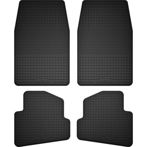 Tapis de sol en caoutchouc, lot de 4, universels pour : Jeep Wrangler TJ SUV (1996-2006) (1/5)