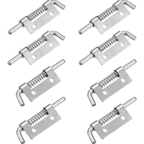 Lot De 8 Verrous À Ressort En Acier Inoxydable 304,Loquet À Ressort À Verrouillage Automatique,52Mm Verrou De Verrouillage À[CA114]