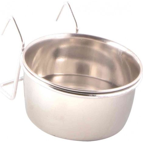 Trixie Edelstahlnapf mit Halter ø 9 cm / 300 ml (1/2)