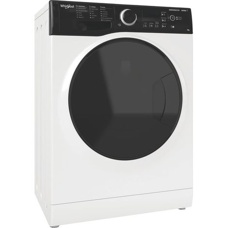 Whirlpool WSB 726 D IT, lavatrice 7kg, classe A, colore Bianco, Inverter, 1200 giri, Display digitale XL, porta dark screen, Vapore