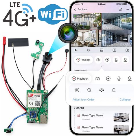 EL-IP055-A1 4G WiFi Mini Modulare Kamera