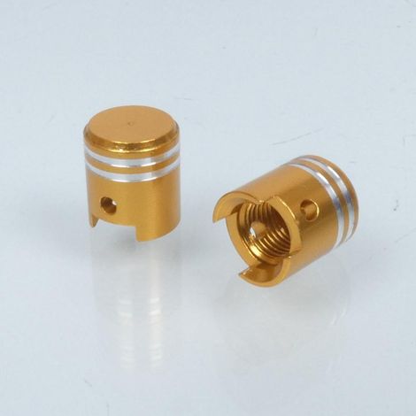 tnt ventilkappe kolbenform goldfarben für zweiräder motorrad auto