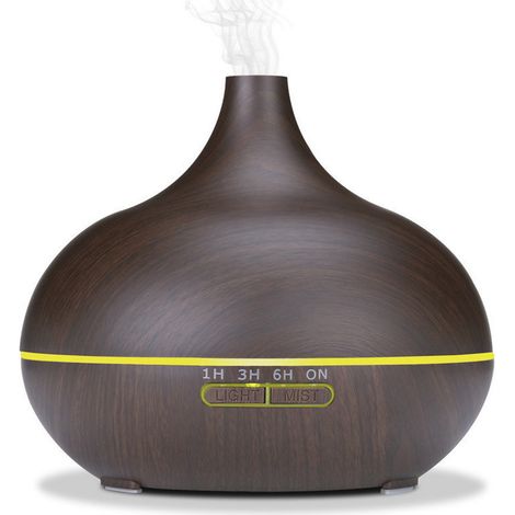 Großvolumiger Diffusor (550 ml) – 7 LEDs, 4 Timer, EU-Stecker, Kaltnebel, für Zuhause/Büro, langlebiges Muttertagsgeschenk