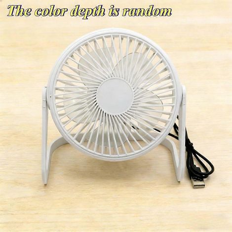 Mini ventilador de escritorio portátil, ventilador de mesa USB de 5 pulgadas para oficina, hogar y camping, ventilador de escritorio compacto con soporte. (1/5)