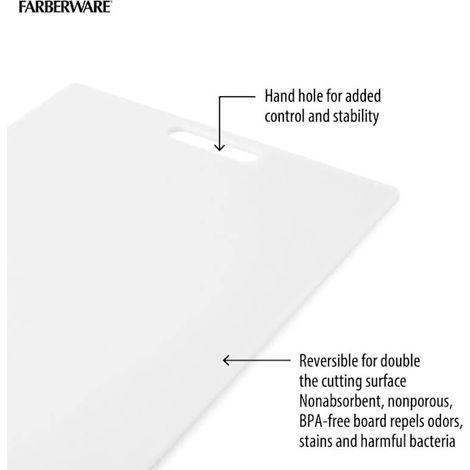Planche à découper plastique lave-vaisselle polyéthylène (1/4)