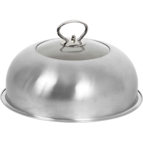 Le Marquier Cloche Plancha Inox Argento D 27 cm H 15 cm