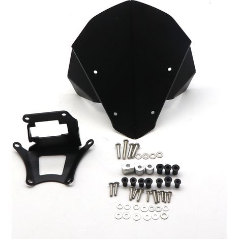 Modification parts compatible with the HONDA CB650R motorcycle: dashboard, small windscreen, aluminum alloy front windscreen trim