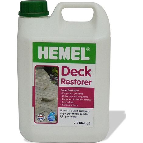 Hemel Deck Restorer: un preparado para restaurar terrazas sin lijar
