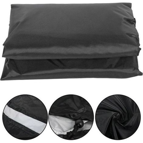 Couverture Pour Source Chaude - Tissu Polyester 190T Impermeable Enduit Argent - Pour Baignoire Extérieure Jardin - 231x231x30 cm - 1 Piece (1/5)