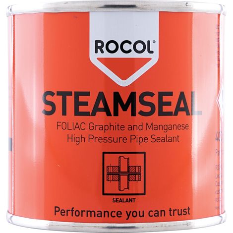 ROCOL 30042 Steamseal High-Pressure Pipe Sealant – 400g, Suitable for Steam and High-Temperature Applications (1/2)