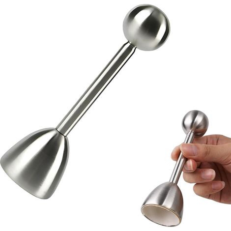 Séparateur de Coquille D'œuf, Séparateur de Coquille D'œuf en Acier Inoxydable, Coupeur de Coquille D'œuf Bouilli en Acier Inoxydable, Ouvre-œufs, Outil D'ouverture D'œufs de Cuisine