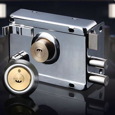 minifinker serrure d\'assurance multiple Serrure de porte extérieure en acier inoxydable, noyau de serrure en bricolage tiroir (1/4)