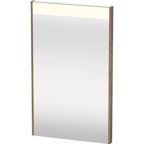 Miroir DuravitBRIOSOavec éclairage 700x420x78mm cerise du tessin