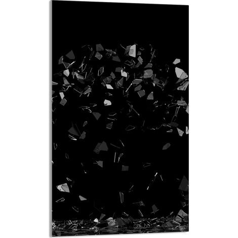 TAGLIERE IN VETRO 30x52 Nero (1/5)