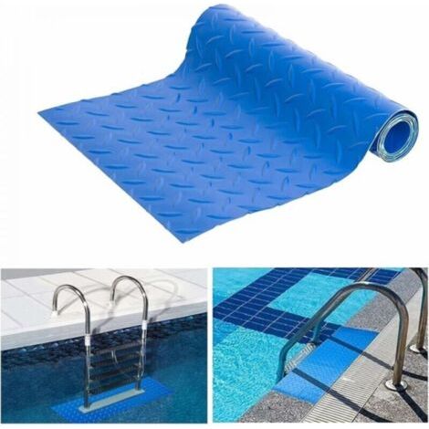 Pair Tapis d'échelle de piscine, 23 × 90 cm, tapis d'échelle texturé antidérapant, tapis d'échelle de piscine, tapis d'échelle antidérapant, tapis d'échelle de piscine (1/5)