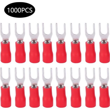 Kit de 1000 connecteurs à sertir en laiton pressé à froid de type U SV1.25-3 (1/5)