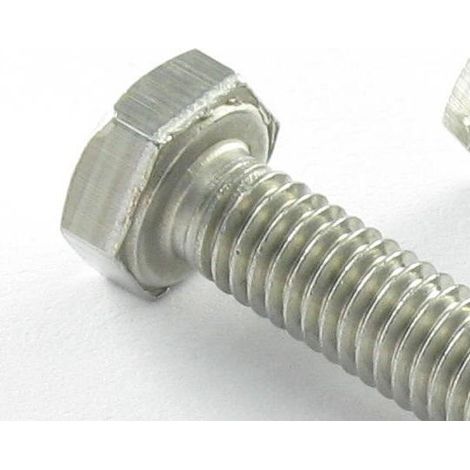 Vis métaux Tête hexagonale TH M27X100 Inox A4-5 pièces