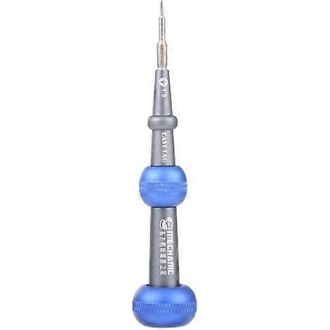 Tournevis magnétique de précision Mechanic East Tag, robuste, croix 1,5, bleu