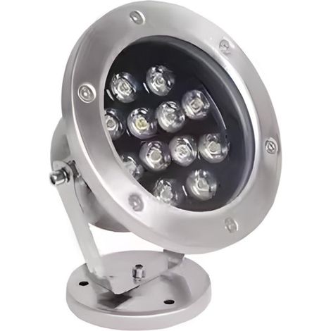 Lampe de Piscine 24W Submersible Acier Inoxydable IP68 DC24V - Blanc Neutre - SILUMEN