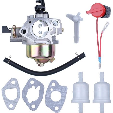 Kit de carburateur, joint de carburateur, tuyau d'essence, filtre, interrupteur pour HONDA GX390 GX 390 chinois 188F 190F 13HP 5KW moteur à essence générateur (1/5)