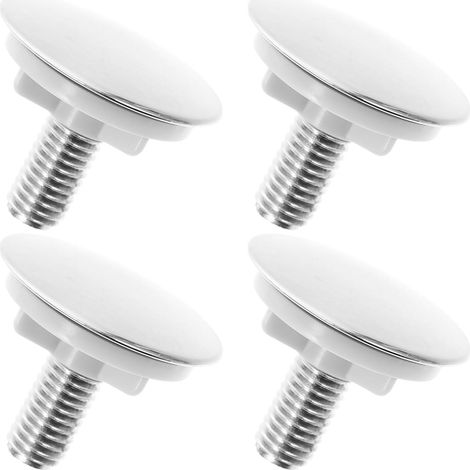 4 Pièces Couvercle de Trou D’évier pour Robinet 13-35mm Argenté (1/5)