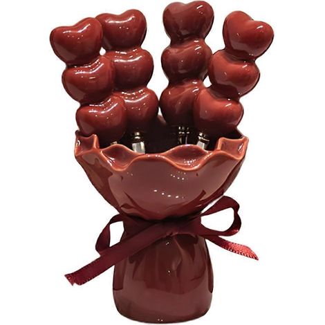 Ensemble de petites fourchettes à dessert mignonnes en acier inoxydable et céramique, avec réservoir de rangement. (1/5)