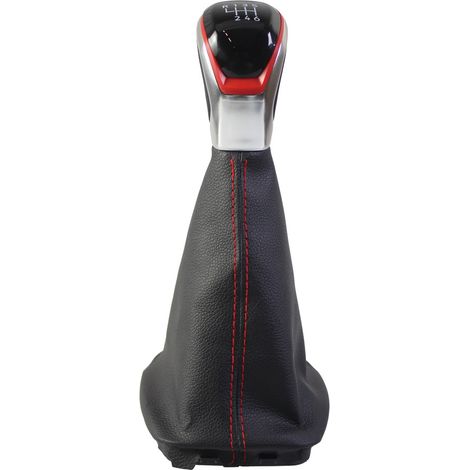 Skoda Flat Frame + Golf 8 integrated gearbox kit, high-quality shift parts, black decorative stitching and blue decorative elements, 5-speed kit, one set.--BIEMMEDUE (1/4)