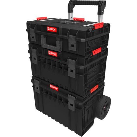 Qbrick System ONE 2.0 Technology Set Nº 1 Carro de herramientas + ONE 200 2.0 Technology + ONE 350 2.0 Technology + ONE Cart 2.0 IP66 105,4 l 640 x 440 x 900 mm (1/2)