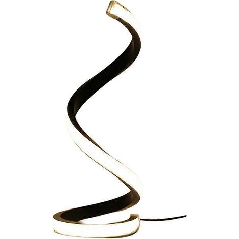 Lampe de table LED en spirale, à intensité variable en continu, lampe de chevet pour chambre, 3 modes de couleur, lampe de bureau, lampe de lecture, lampe de bureau - JBMEDIA (1/4)