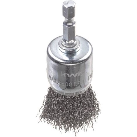KWB PINSELKOPFBÜRSTE HSS EN ACIER ONDULÉ 6080-30 (1/4)