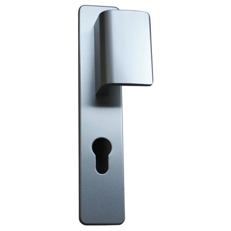 Poignée de porte palière Clé I 536 - ASSA ABLOY BEZAULT Argent (1/2)