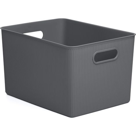 CESTA ORDENACION BAOBAB GRIS ANTRACITA 22L