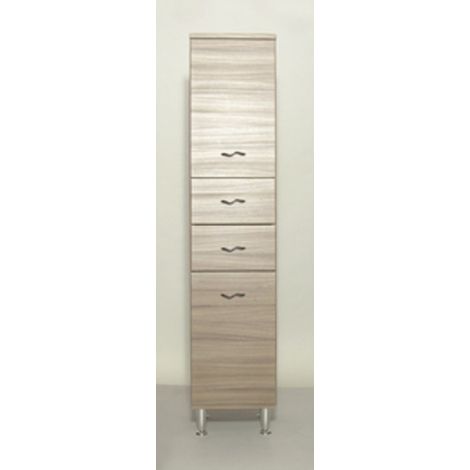 COLONNA BAGNO FRANCESCA 2 ANTE +2 CASSETTI OLMO- 1,0 pz