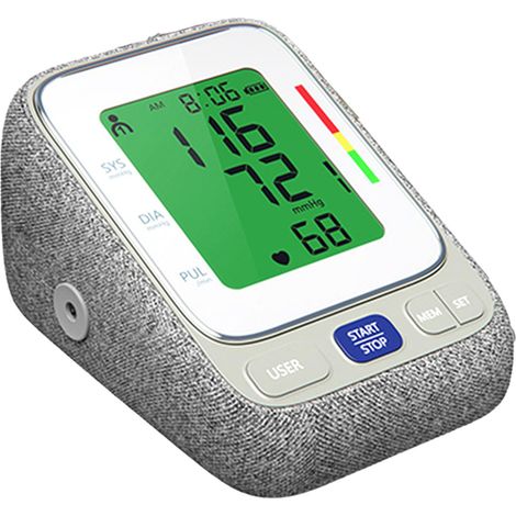 Tensiomètre de bras électronique avec écran LED, appareil de mesure domestique FC-BP110 (1/5)