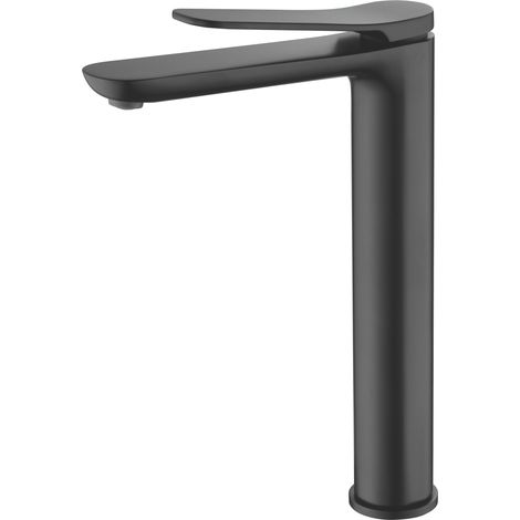 Grifo de lavabo alto Dinamarca negro mate [ IMEX® ]