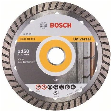 Bosch Standard para Universal Turbo disco de diamante gris 150 mm