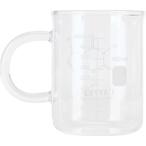 Mug en verre ours 250ml à double paroi pour café, thé, lait - Transparent avec anse pour la maison (1/5)