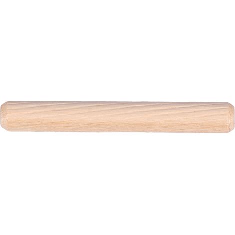 50 chevilles rondes en bois rainurées pour système de tiroirs d'armoire (M860) (1/5)