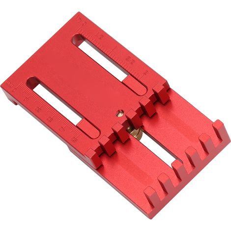 Règle de mesure de profondeur, jauge de joint de scie, outil de coupe et de rainurage en alliage d'aluminium 5-40 mm T1 (1/5)