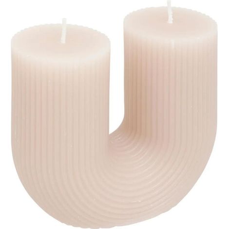 Bougie Design "Demi" 400g Taupe