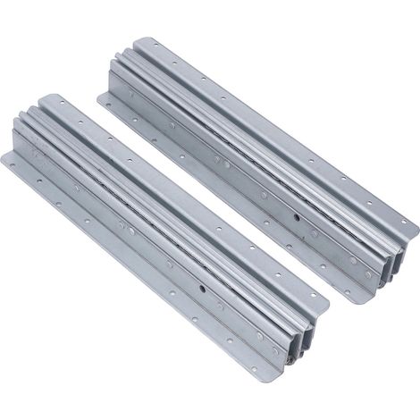 Unterflur-Schubladenschiene, unten fixierte Teleskopschiene, 400-700 mm Schiene, 120 kg Tragfähigkeit, kugelgelagerte Möbelschiene, Paar Schwerlastschienen. (1/5)