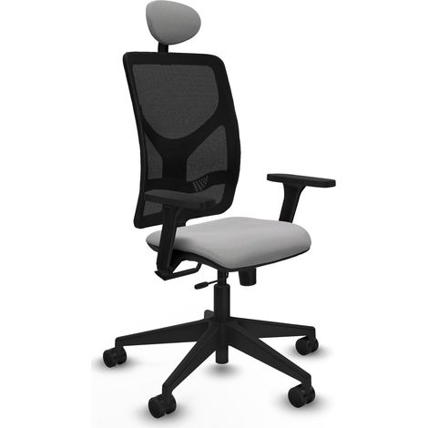 Chaise bureau piqueras y crespo Motilla noir mousse découpée (1/2)