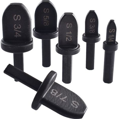 Extenseur de Tube, 6pcs Extenseur de Tube à poignée, ensemble de forets en acier à roulement, Extenseur de Tube en Cuivre, Tube Expanseur en Cuivre pour climatiseur(Triangle handle) (1/5)