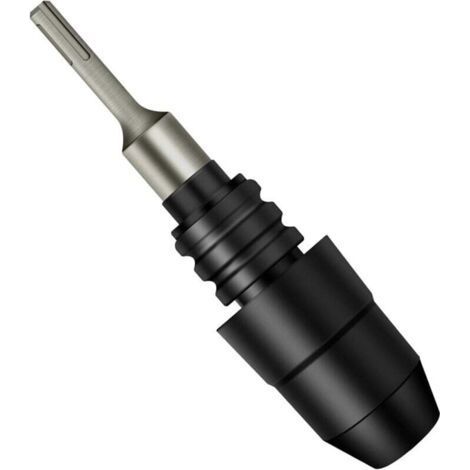 SDS-Plus-auf-SDS-Max-Adapter für Bohrhämmer, 21 cm (8-1/4 Zoll) schwarzer legierter Stahladapter, kompatibel mit SDS-Max-Bohrern, Hochleistungs-Bohrerset – Bohrer (1/5)