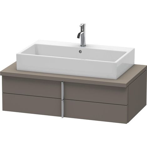 VERO mobile basso consolle 285x1000x518mm flanella grigio satinato